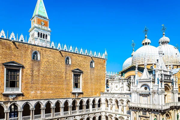 Campanile San Marco Venedik Talya Güneşli Bir Günde — Stok fotoğraf