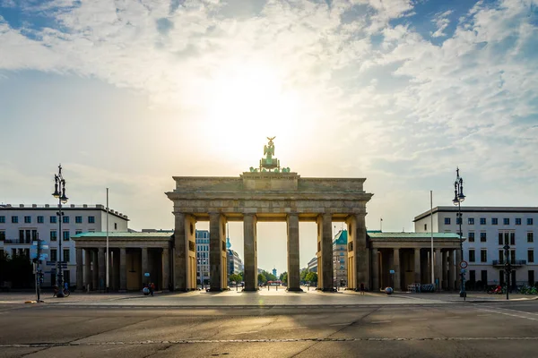 Brandenburger Tor Zomerdag Berlijn — Stockfoto