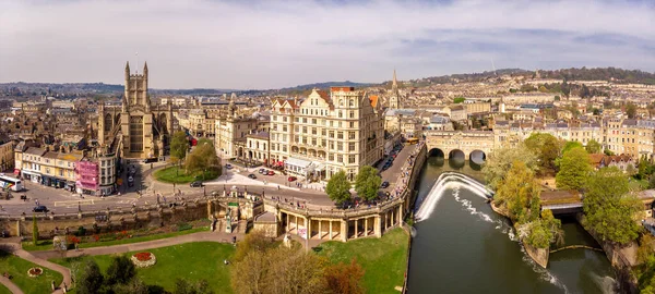 Aerial View Bath Abbey England — Stock Photo, Image