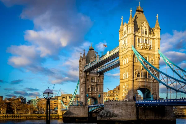 Tower Bridge Winter Sunset — Stock Photo, Image