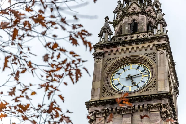 Zegar Pamięci Alberta Belfaście Wielka Brytania — Zdjęcie stockowe