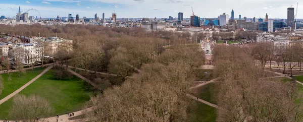 Vue Aérienne Parc Vert Par Une Journée Ensoleillée Londres — Photo