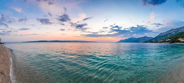 Puesta Sol Mar Adriático Verano —  Fotos de Stock