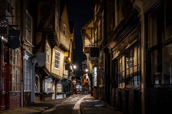 Medieval Street Shambles York England — Stock Photo, Image