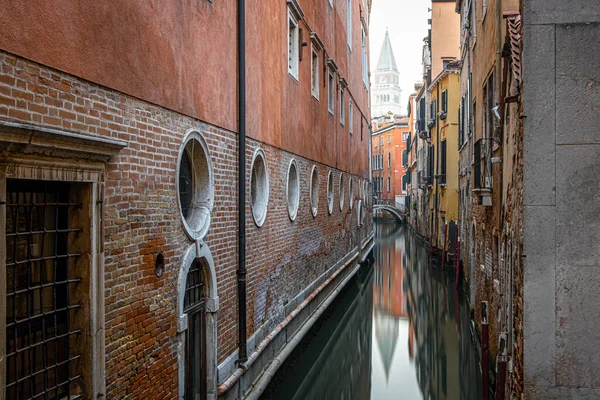 Kilátás Velence Utcáira Olaszországban — Stock Fotó