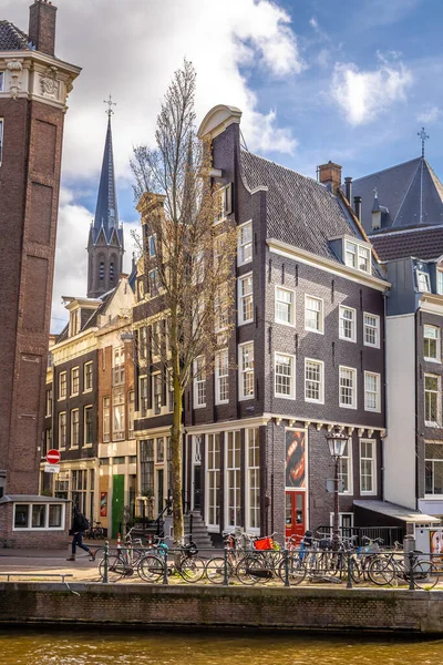 Morning View Amsterdam Netherlands — Stockfoto