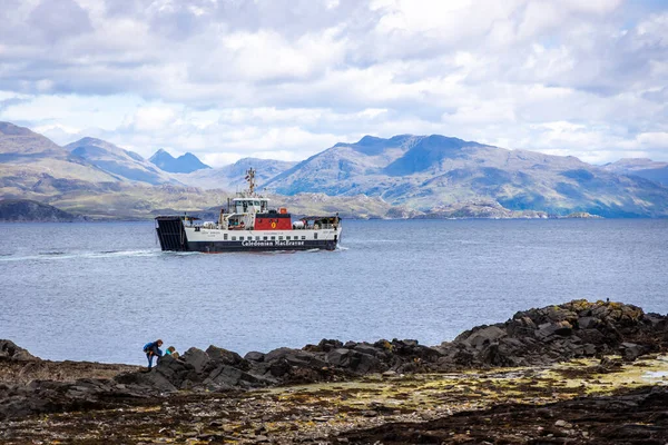Ferry Mallaig Para Armadale Costa Oeste Das Terras Altas Escócia — Fotografia de Stock