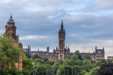 İskoçya, İngiltere 'deki Merkez Glasgow manzarası