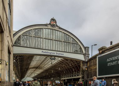 Londra, İngiltere 'deki Paddington istasyonu.