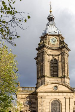 Birmingham şehir merkezi Sonbaharda, İngiltere