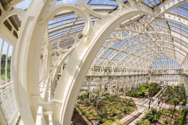 Londra 'daki Kew Gardens' ın ılıman evi.