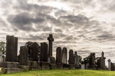Stirling, İskoçya, İngiltere 'deki eski mezarlık.