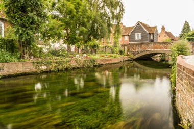 Canterbury Manzarası Yazın Kent, İngiltere