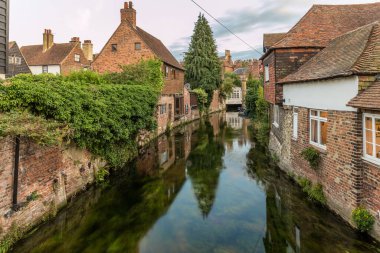Canterbury Manzarası Yazın Kent, İngiltere