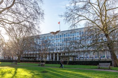 Kışın Londra 'daki Amerikan Büyükelçiliği