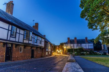 Exeter 'in Eski Merkezinde Seyahat (Devon), İngiltere
