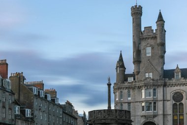 İngiltere, İskoçya 'daki Granit şehir Aberdeen manzarası