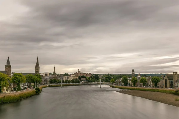 Inverness Συννεφιά Καλοκαίρι Σκωτία Ηνωμένο Βασίλειο — Φωτογραφία Αρχείου