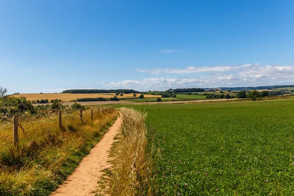 Travelling Jurassic Coast Seaside Devon — Foto de Stock