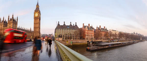 Casa Parlamento Início Manhã Inverno Londres — Fotografia de Stock