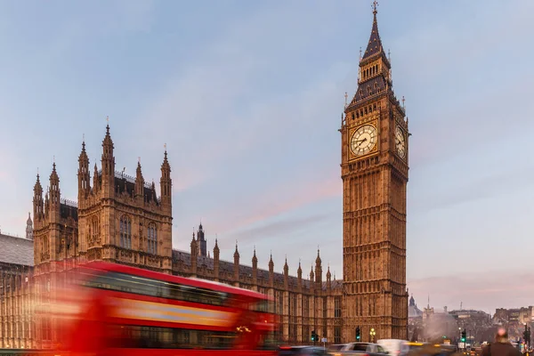 Parlamento Binası Kış Sabahı Erken Saatlerde Londra — Stok fotoğraf