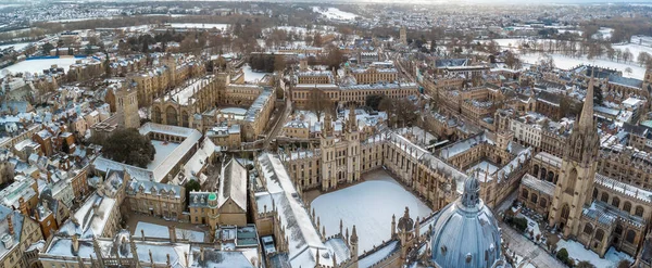 Aerial View Central Oxford United Kingdom — Stockfoto