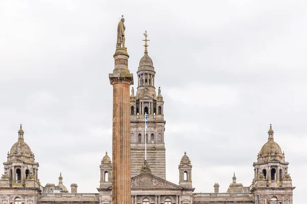 Widok Central Glasgow Szkocji Wielka Brytania — Zdjęcie stockowe