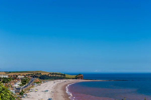 Viaggiando Jurassic Coast Seaside Devon Regno Unito — Foto Stock