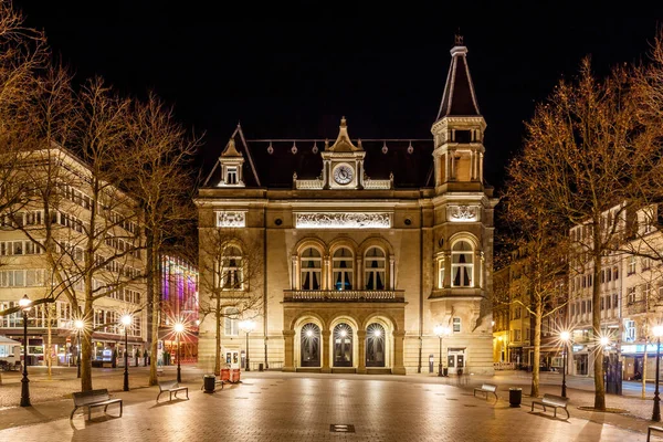 Place Armes Night Luxembourg Europe — стоковое фото