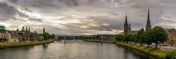 Inverness Cloudy Weather Summer Scotland — Stock Photo, Image