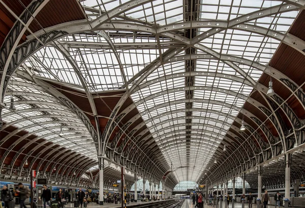 Estação Paddington Londres Reino Unido — Fotografia de Stock