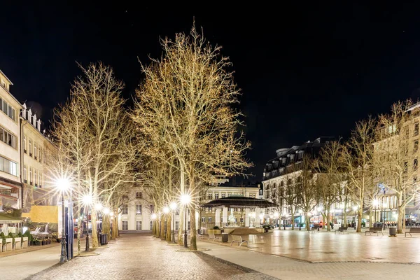 Place Armes Night Luxembourg Europe — Stock Photo, Image