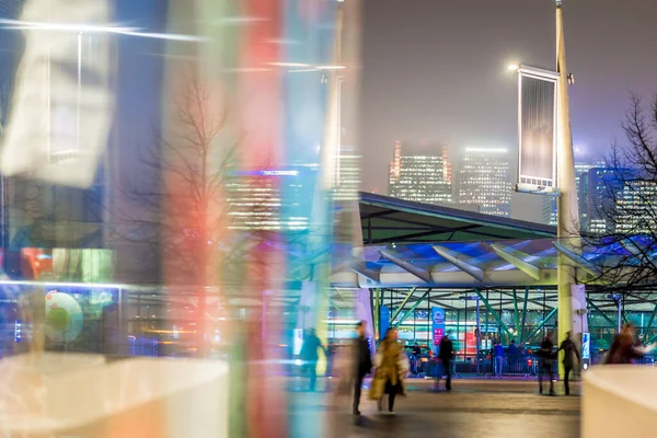 Skyscrappers Nacht Londen Verenigd Koninkrijk — Stockfoto