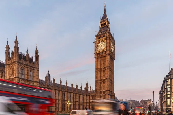 Casa Parlamento Início Manhã Inverno Londres — Fotografia de Stock