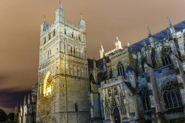 Travelling Old Center Exeter Devon — Stock Photo, Image