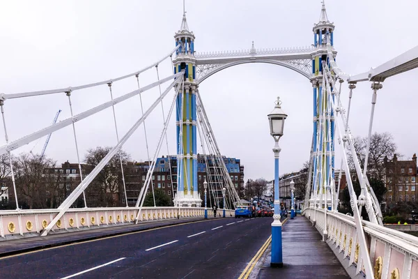 Adolphe Bridge Winter London — Stock Photo, Image