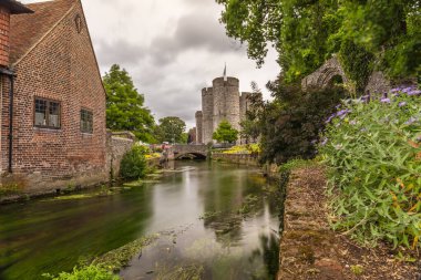 Canterbury Manzarası Yazın Kent, İngiltere
