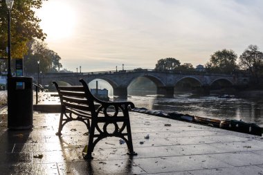 Richmond Köprüsü Sonbahar sabahında