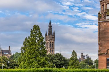 İskoçya, İngiltere 'deki Merkez Glasgow manzarası
