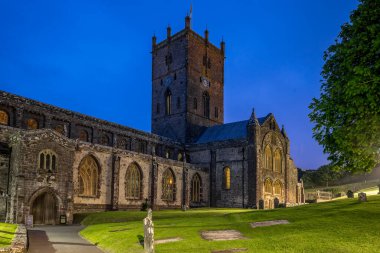 Galler 'deki St. David Katedrali manzarası