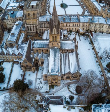 Orta Oxford 'un hava görüntüsü, Birleşik Krallık