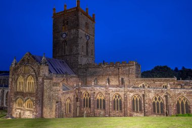 Galler 'deki St. David Katedrali manzarası