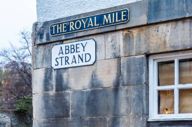 İlkbaharda Edinburgh 'un eski merkezi