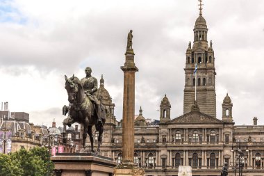 İskoçya, İngiltere 'deki Merkez Glasgow manzarası