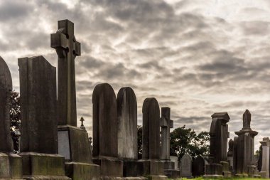 Stirling, İskoçya, İngiltere 'deki eski mezarlık.