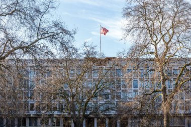 Kışın Londra 'daki Amerikan Büyükelçiliği