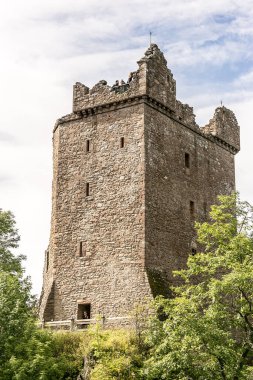 Urquhart Şatosu yaz akşamı, İskoçya, İngiltere