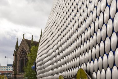 Birmingham, İngiltere 'de modern gökdelen dokusu