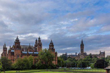 İskoçya, İngiltere 'deki Merkez Glasgow manzarası