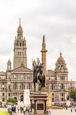 İskoçya, İngiltere 'deki Merkez Glasgow manzarası